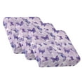 thumbnail image 1 of COEQINE Couch Cover Sofa Seat Cover Sets Elastic Spandex Fabric Seat Cushion Slipcover Pet Friendly Dog Couch Cushion Slipcover for Pets, Kids, 3 Pieces, Butterfly Violet, 1 of 8