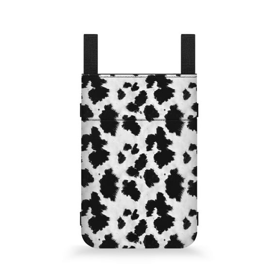 COEQINE Cow Print Crutch Pouch Large Capacity Crutch Storage Bag Forearm Crutch Bag Pouch Medical Crutch Accessories Easy to Install Crutch Bag, Pouch, Pocket, Tote