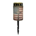 thumbnail image 1 of COEQINE Cross Solar Lights Outdoor Waterproof for Grave Decorations Fake LED Flameless Candles Outdoor Solar Lights Solar Lamp for Cemetery Pathway Lawn Yard, Cross American Flag Retro, 1 of 7