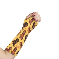 COEQINE Dachshund Arm Cast Covers Size S Arm Cast Sleeve with Thumb Cover Breathable Cast and Bandage Protector Easy to Put on Decorative Arm Plaster Cover for Kids Girls