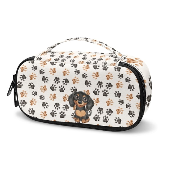 COEQINE Dachshund Dog Paws Insulin Pouch Traveling Bag for Medicine Insulin Insulated Portable Diabetic Pouch Diabetic Supplies Travel with for Patients with Diabetes