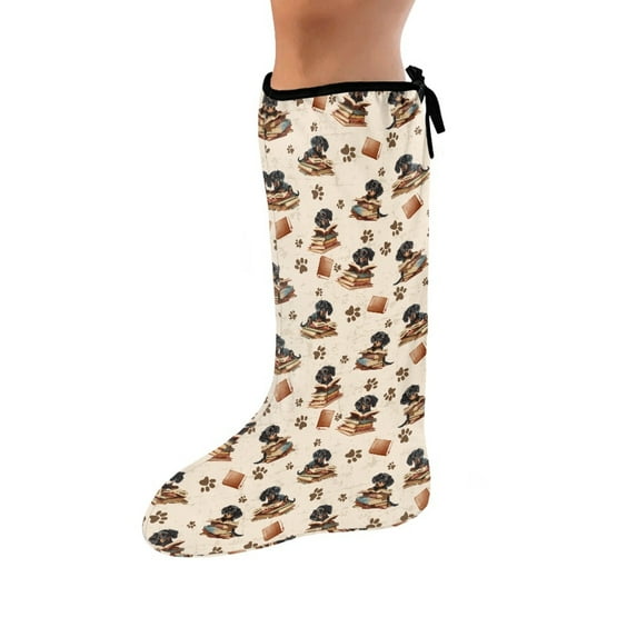 COEQINE Dachshund Leg Cast Covers Reusable Cast Covers for Shower Leg Stylish Cast Socks Cover-M Anti Scratch Cast and Bandage Protector Knee Cast Sock Gifts for Friends