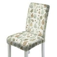thumbnail image 1 of COEQINE Dining Room Chair Slipcovers Set of 1, Stretchable Universal Fit Chair Protector Polyester Spandex Machine Washable Covers for Dining Room, Hotel, Ceremony, Fern Leaf, 1 of 7