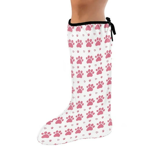 COEQINE Dog Paw Leg Cast Covers Broken Leg Shower Cast Cover Wound Care Supplies Soft Fabric Leg Plaster Sleeve Breathable Cast and Bandage Protector After Surgery Gifts Small