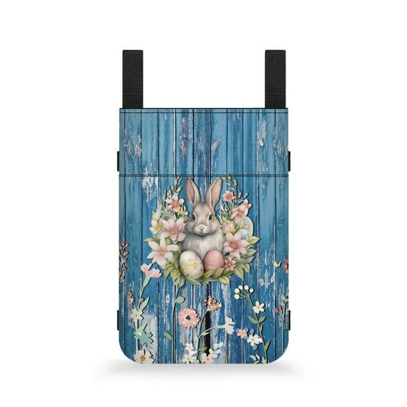 COEQINE Easter Crutch Bag Rabbit Walker Storage Accessory Crutch Carrying Pouch Adjustable Underarm Crutch Bag Universal Crutch Pouch Easter Gifts for Friends Family