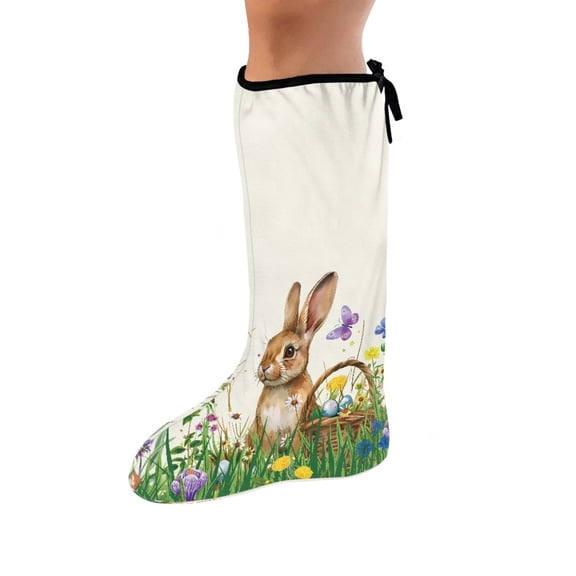 COEQINE Easter Leg Cast Cover Rabbit Egg Cast Sleeve for Foot Leg Protector Outdoor Protection Leg Cover Fashionable Leg Cast Cover Sock Easter Decorative Leg Cast Cover Small