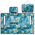 thumbnail image 1 of COEQINE Easy-Carry Golf Cart Seat Cover, Foldable Design with Handle for Storage, Universal Size Quilted Polyester, 4 Front Pockets, Machine Washable, Plumeria Starfish Ocean, 1 of 8