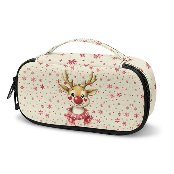 COEQINE Elk Christmas Diabetic Supplies Bags Insulated Cooler Bag for Insulin with Top Handle Insulin Travel Cooling Case for Pregnant Women with Gestational Diabetes