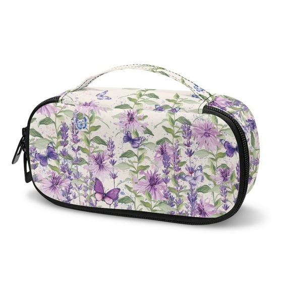 COEQINE Flower Butterfly Diabetic Supplies Bags Lightweight Insulin Bag Insulated Insulated Portable Insulin Bag with Top Handle Insulin Travel Cooling Case