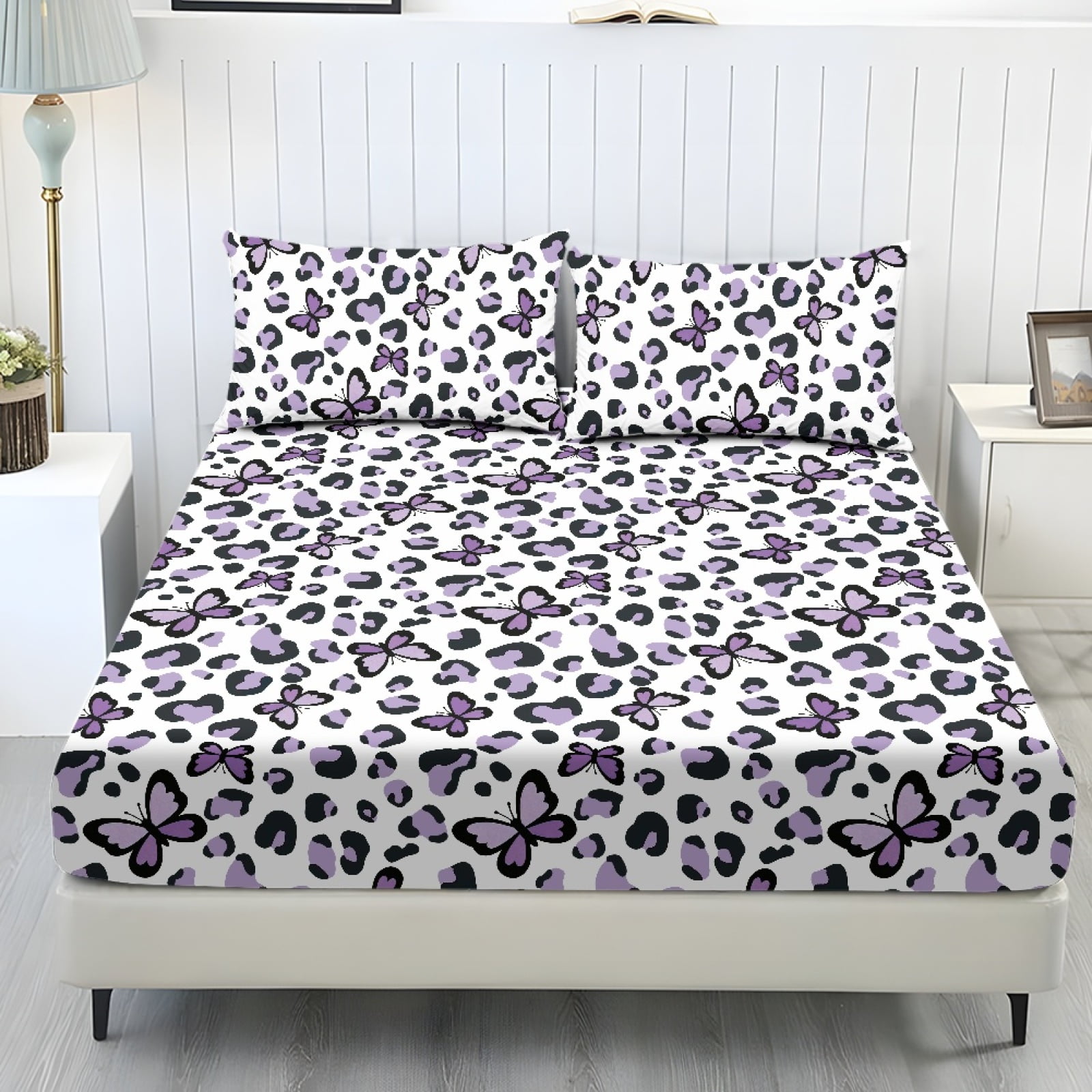 COEQINE Full Sheet Set Soft Fade Resistant 3 Pieces Bed Sheets Set All ...