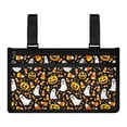 thumbnail image 1 of COEQINE Halloween PumpkinWheelchair Armrest Side Hanging Storage Bag Ghost Wheelchair Bags to Hang on Side Spooky Wheelchair Carrier Bag & Case for Seniors Wheelchair Side Bag, 1 of 7