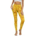 thumbnail image 1 of COEQINE High Waisted Yoga Leggings for Women with Pockets 4-Way Stretch Buttery Soft Breathable Full-Length Pants Corn Kernels Tummy Control Hip Lift Tights for Shopping, M, 1 of 7