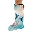 thumbnail image 1 of COEQINE Hummingbird Leg Cast Cover Flower Broken Leg Shower Cast Cover Below The Knee Leg Cast Sleeve Decorative Leg Plaster Cover Breathable Cast and Bandage Protector Size L, 1 of 7