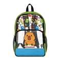 thumbnail image 1 of COEQINE Large Clear Backpack with Multiple Pockets, Heavy Duty Large PVC Transparent Bag for Boys Girls 17 Inch College Backpack See Through Book Bag for Stadium, Capybara School Supplies, 1 of 7