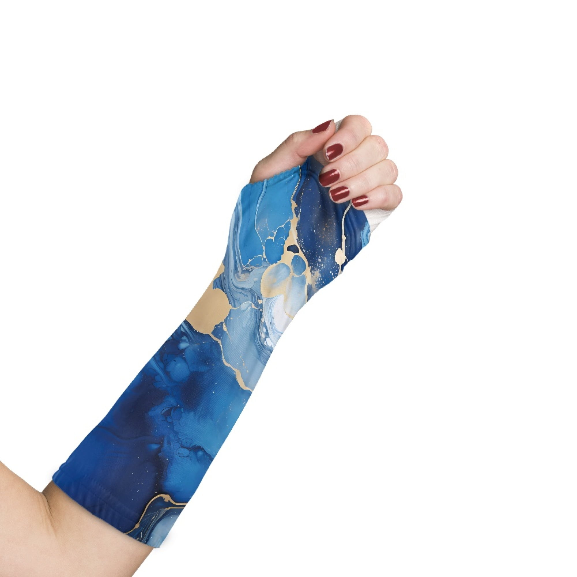 COEQINE Marble Stripes Arm Cast Cover-L Decorative Arm Plaster Cover ...