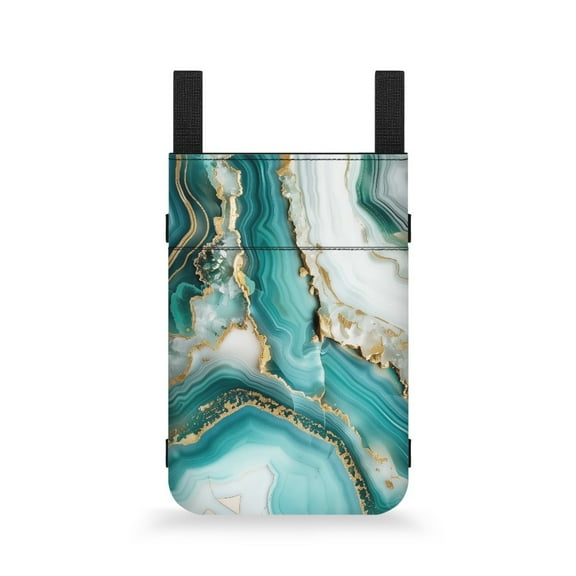 COEQINE Marble Stripes Crutch Case Underarm Crutches Attachment Hanging Pouch Large Capacity Crutch Storage Bag Water-Resistant Walking Cane Pouch for Rehabilitation Patients