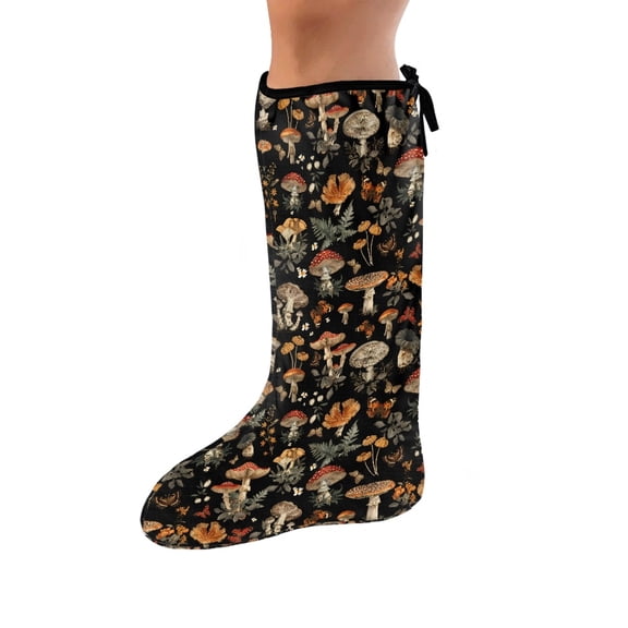 COEQINE Mushroom Leg Cast Covers Size M Short Foot Cast Cover Bandage Protector Strechable Cast and Bandage Protector Easy to Clean Leg Cast Sock Cover After Surgery Gifts