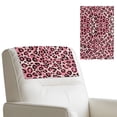 thumbnail image 1 of COEQINE Non-Slip Headrest Cover for Recliner, Faux Leather Recliner Headrest Protector with Adhesive Backed Hook and Loop Fasteners for Home Decor, 17x27 Inch, Pink Leopard Print, 1 of 7