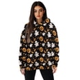 thumbnail image 1 of COEQINE Oversized Long Sleeves Women's Hoodies Tops Sweatshirts Pullover Fashion Y2K Loose Fit Cozy Soft Hooded Sweatshirt Ghosts and Pumpkins Crewneck Fall Winter Outfits Clothes, XL, 1 of 7