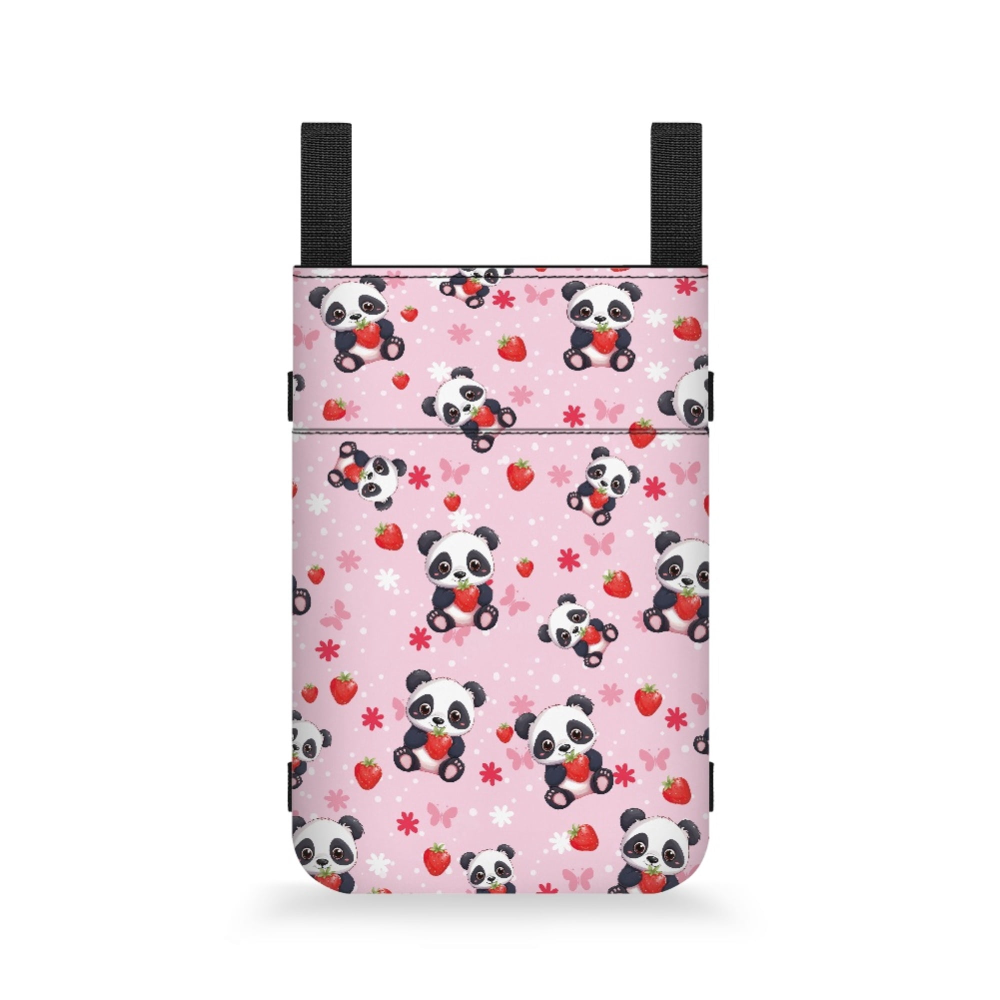 COEQINE Panda Crutch Bag Strawberry Broken Foot Underarm Crutch Pouch ...