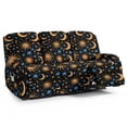 thumbnail image 1 of COEQINE Recliner Sofa Cover Polyester 3 Seater Reclining Chair Protector 8 Pieces Stretch Recliner Chair Cover Dog Couch Slipcover for Living Room, Sun Moon Star Gold Blue, 1 of 8