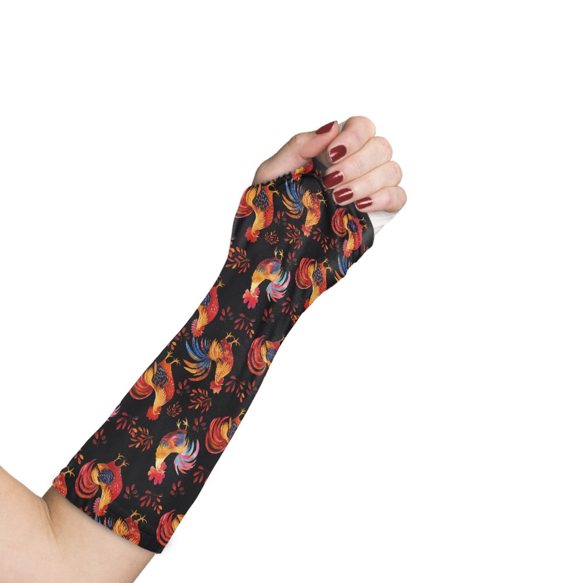 COEQINE Rooster Arm Cast Covers Size M Cast Scratcher Protector Covers ...
