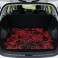 thumbnail image 1 of COEQINE SUV Trunk Mat Stylish Cargo Cover Dog Seat Cover for Dogs Cats, Scratch-proof Machine Washable Vehicle Interior Accessories for Travel, Bloody Print Cobweb, 1 of 7