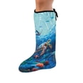 thumbnail image 1 of COEQINE Sea Turtle Leg Cast Covers 2 Pieces Soft Fabric Leg Plaster Sleeve Leg Cast Cover for Showering Kids Easy to Clean Below The Knee Leg Cast Sleeve After Surgery Gifts Medium, 1 of 7