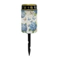 thumbnail image 1 of COEQINE Solar Grave Lights for Cemetery Outdoor Waterproof Grave Decorations LED Flameless Candles Outdoor Solar Lights Solar Lamp for Cemetery Lawn Yard, Blue Hydrangea Flower Butterfly Letter, 1 of 7