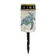 thumbnail image 1 of COEQINE Solar Lights Outdoor Lights Solar Powered Cemetery Lights Grave Solar Candles Outdoor Stake Lights Garden Solar Lantern Beach Theme Decoration, Sea Turtle Wood Grain, 1 of 7