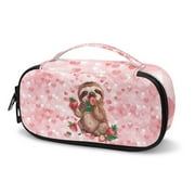 COEQINE Strawberry Sloth Insulin Storage Bag Insulin Travel Storage Case for Glucose Meter Insulin Storage Bag Keep Insulin Pen and Diabetic Supplies for Daily Life and Trip