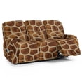 thumbnail image 1 of COEQINE Stretch Recliner Cover Universal 8 Pieces Recliner Sofa Cover Stay in Place 3 Seater Furniture Protector Home Decor for Pets, Dogs, Cats, Kids, Giraffe Print, 1 of 8
