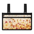 thumbnail image 1 of COEQINE Thanksgiving Maple Leaves Wheelchair Armrest Side Hanging Storage Bag for Seniors Musical Note Carry Bags for Drive Wheelchair Autumn Wheelchair Side Holder Wheelchair Side Arm Bags, 1 of 7