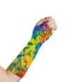 thumbnail image 1 of COEQINE Tie-Dye Arm Cast Covers Size L Elastic Removable Cast Cover Hand Cast with A Thumb Hole Breathable Washable Cast and Bandage Protector for Women Men Kids, 1 of 7
