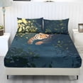 thumbnail image 1 of COEQINE Twin XL Sheet Set 3 Pieces Bed Sheets Set, Soft Breathable Easy Care Bedding Set All Season Long Lasting Bottom Bedsheet for Twin XL Size Bed, Cute Tiger, 1 of 5