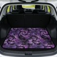 thumbnail image 1 of COEQINE Universal Boot Liner for Dogs Cats, All Season Washable Cargo Cover Heavy Duty Rear Trunk Mat for SUV Sedan Truck Halloween Decor, 29" x 39", Bat Tie-dye Purple, 1 of 7