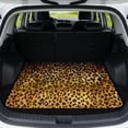 thumbnail image 1 of COEQINE Universal Car Trunk Mat All Weather Cargo Liner Floor Mat with Non-Slip Backing Scratch-proof Pet Cargo Mat Suitable for Most Car Models, Gold Leopard Print, 1 of 7
