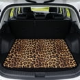 thumbnail image 1 of COEQINE Universal Cargo Liner for Cars SUVs, Scratch-proof Trunk Protection Cute Back Cargo Mat Vehicle Interior Accessories, 29 x 39 Inches, Brown Leopard Print, 1 of 7