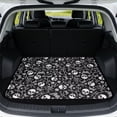 thumbnail image 1 of COEQINE Universal Cargo Liner for Cars SUVs, Scratch-proof Trunk Protection Cute Back Cargo Mat Vehicle Interior Accessories, 29 x 39 Inches, Gothic Skull Butterfly Floral, 1 of 7