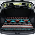 thumbnail image 1 of COEQINE Universal Cargo Liner for Cars SUVs, Scratch-proof Trunk Protection Cute Back Cargo Mat Vehicle Interior Accessories, 29 x 39 Inches, Southwest Aztec Red Blue, 1 of 7