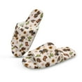 thumbnail image 1 of COEQINE Western Cowboy Dachshund Womens Fuzzy Slippers House Shoes Open Toe Indoor Slippers Soft Lightweight Quiet Fluffy Slides Machine Washable Footwear for Ladies Her Mom, 36-37, 1 of 7