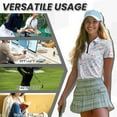 thumbnail image 1 of COEQINE Women 1/4 Zip Golf Shirts Quick Dry Fit Workout Golf Tops Starry Sky Print Moisture Wicking Soft Polo Shirts Pullover Lightweight Short Sleeve Athletic Tops, 2XL, 1 of 7