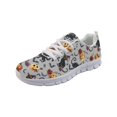 thumbnail image 1 of COEQINE Women Sneakers Running Athletic Shoes Anti-Slip White Sole Tennis Footwear for Travel Soft Training Shoes Footwear,Halloween Witch Hat Black Cat Pumpkin Bat, 1 of 7