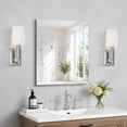thumbnail image 1 of COFENY Bathroom Mirror, 18x24 inch Frameless Rectangle Design, 3mm Tempered Glass with Polished Edge, 1 of 10
