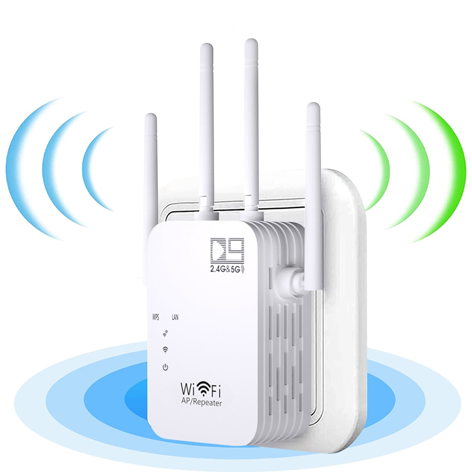 COFEST 1200Mbps DualBand WiFi Extender with Port, AC Technology, HighSpeed