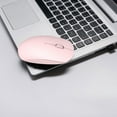 thumbnail image 1 of COFEST 2.4G Wireless Mute Bluetooth Mouse Laptop Office Business Mouse Pink, 1 of 7