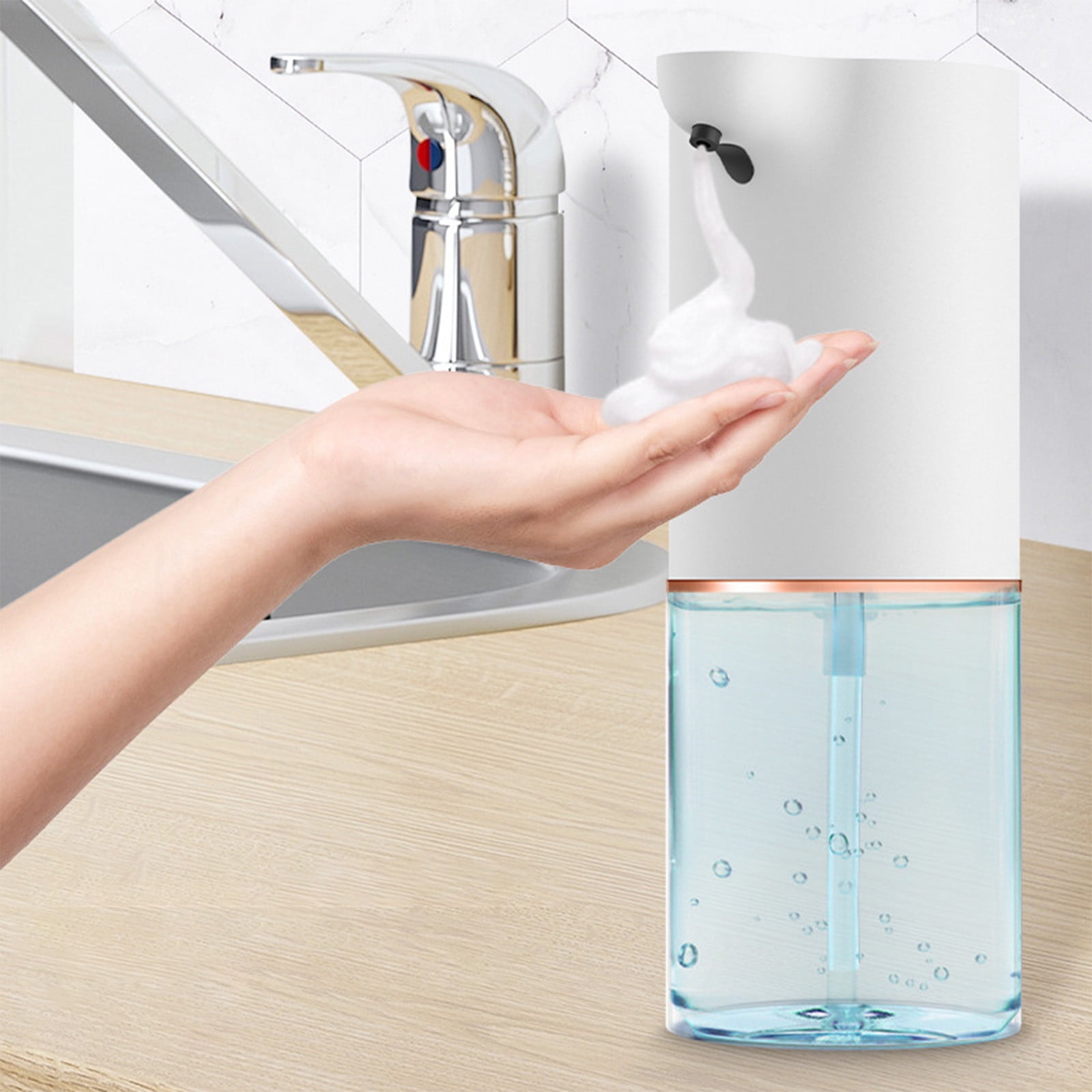 COFEST Automatic Sensor Foam Soap Dispenser Rechargeable Soap Dispenser ...