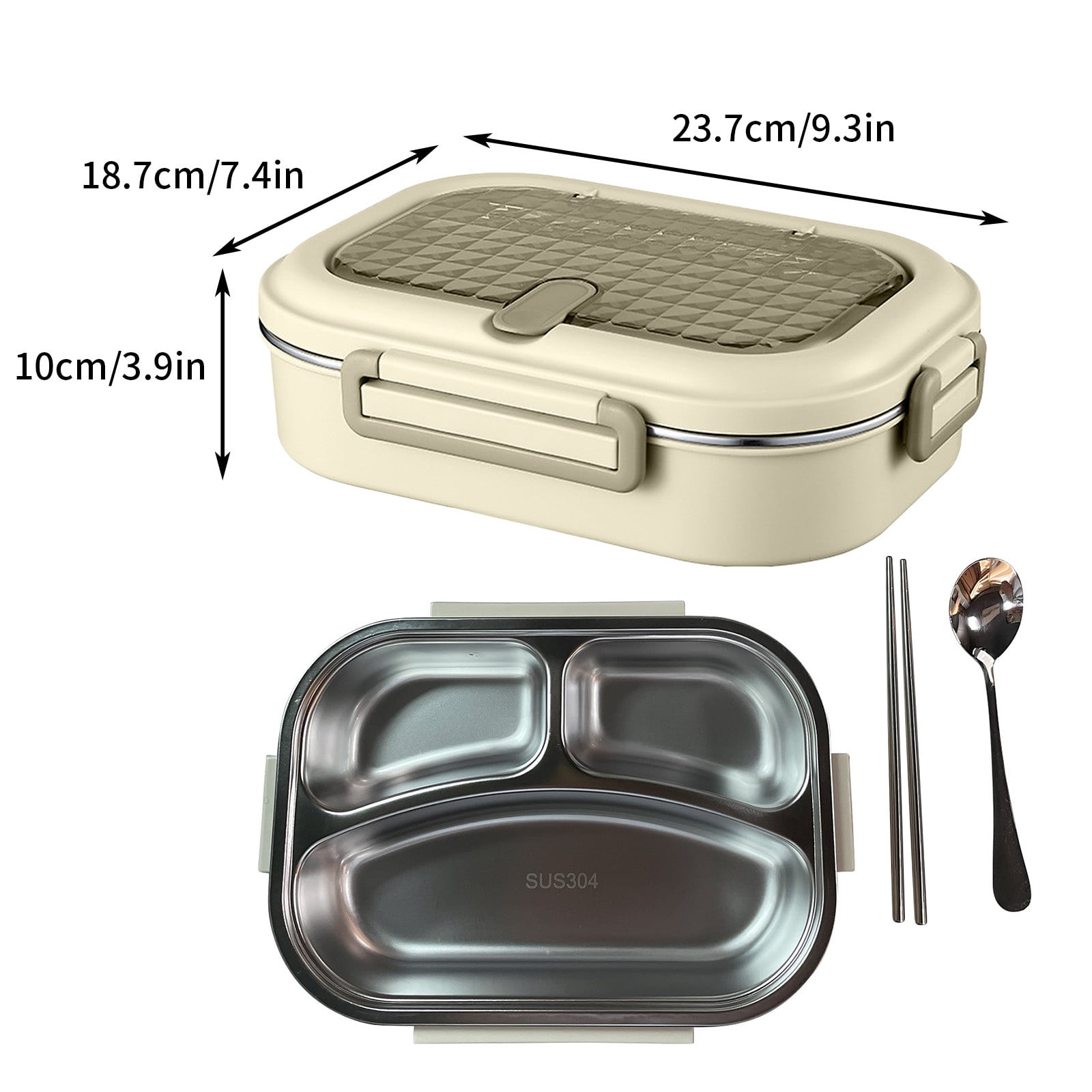 COFEST Bento Boxes,Stainless Steel Lunch Box Insulated Airtight Spill
