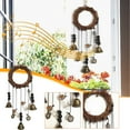 thumbnail image 1 of COFEST Blessing Bells Evil Wind Chimes - Witch Bell Door Charms for Protection, Witchcraft Decoration, Bohemian Style, Suitable for Home & Altar brown, 1 of 6