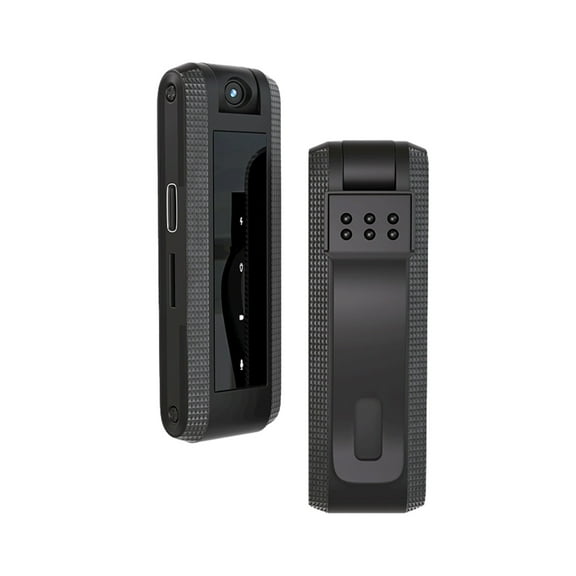 COFEST Camcorders,4K High-definition Recording Pen Intelligent One Click Recording Recorder Business Conferences Recorder Chest Mounted Camera,Black,